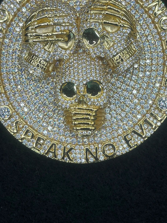 Hear, See, Speak No Evil Pendant