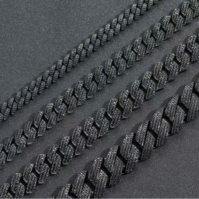 Black Cuban Link Bracelet