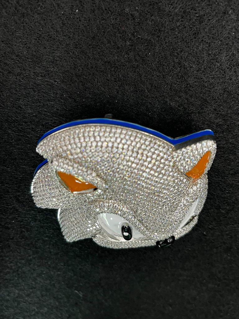 Hedgehog Cartoon Head Pendant