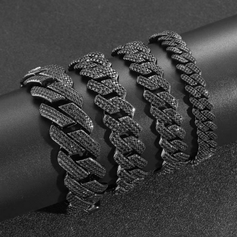 Black Cuban Link Bracelet