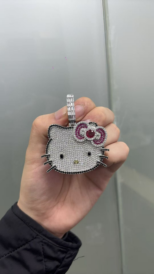 Kitty Pendant Flat